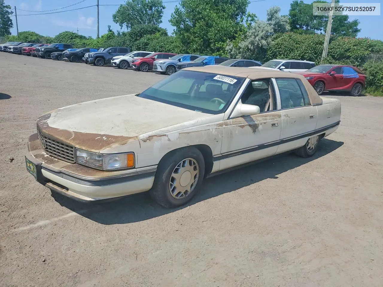 1995 Cadillac Deville Concours VIN: 1G6KF52Y7SU252057 Lot: 60027116