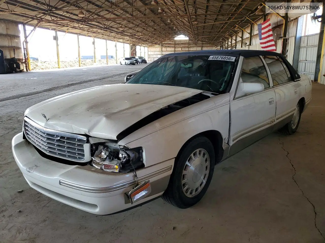 1998 Cadillac Deville VIN: 1G6KD54Y8WU757906 Lot: 45876856