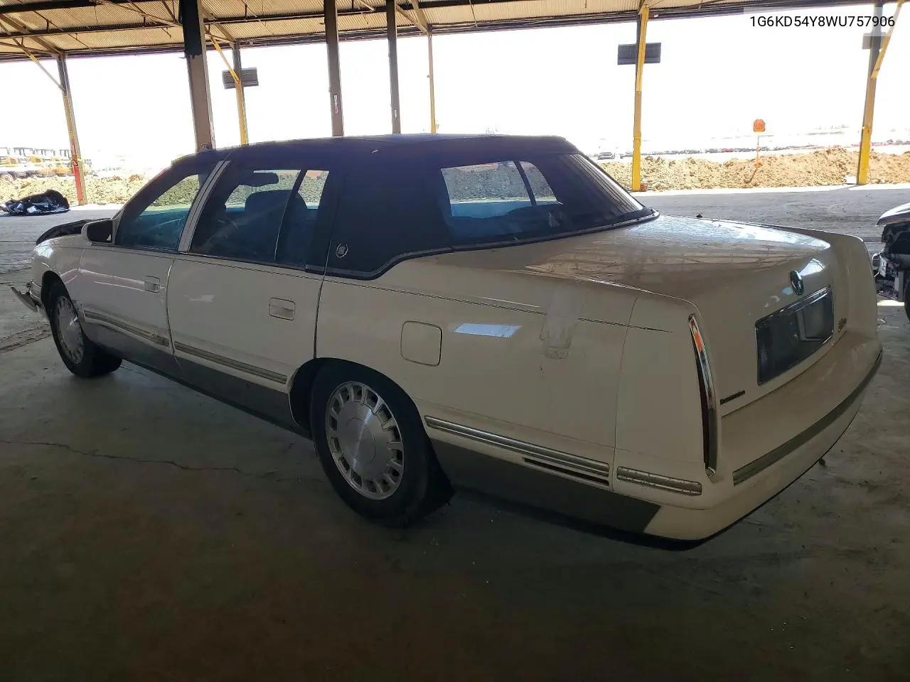 1998 Cadillac Deville VIN: 1G6KD54Y8WU757906 Lot: 45876856