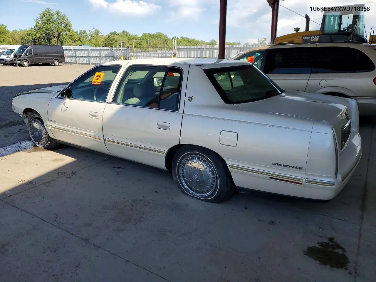 1998 Cadillac Deville Delegance VIN: 1G6KE54YXWU718358 Lot: 52943476