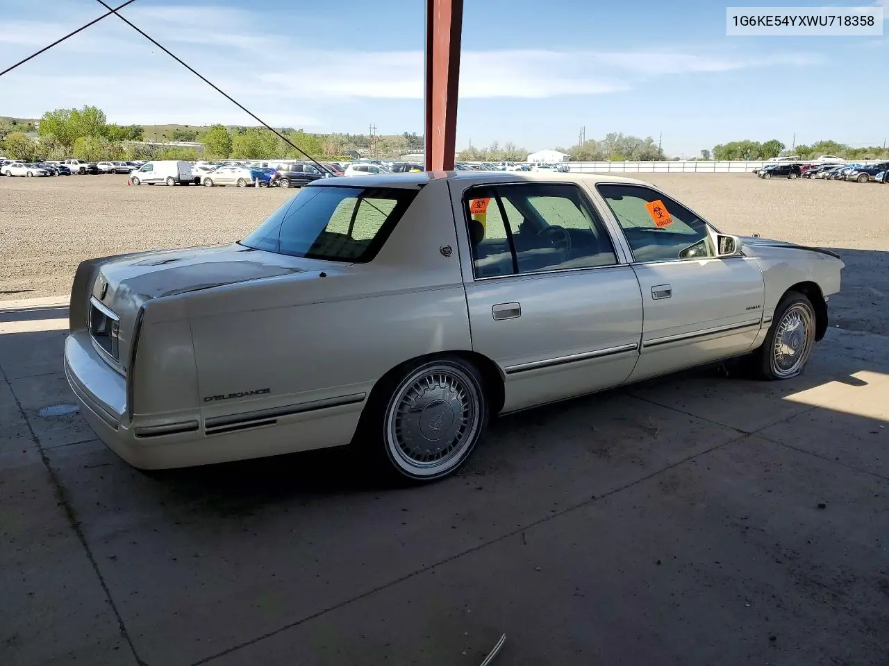 1998 Cadillac Deville Delegance VIN: 1G6KE54YXWU718358 Lot: 52943476