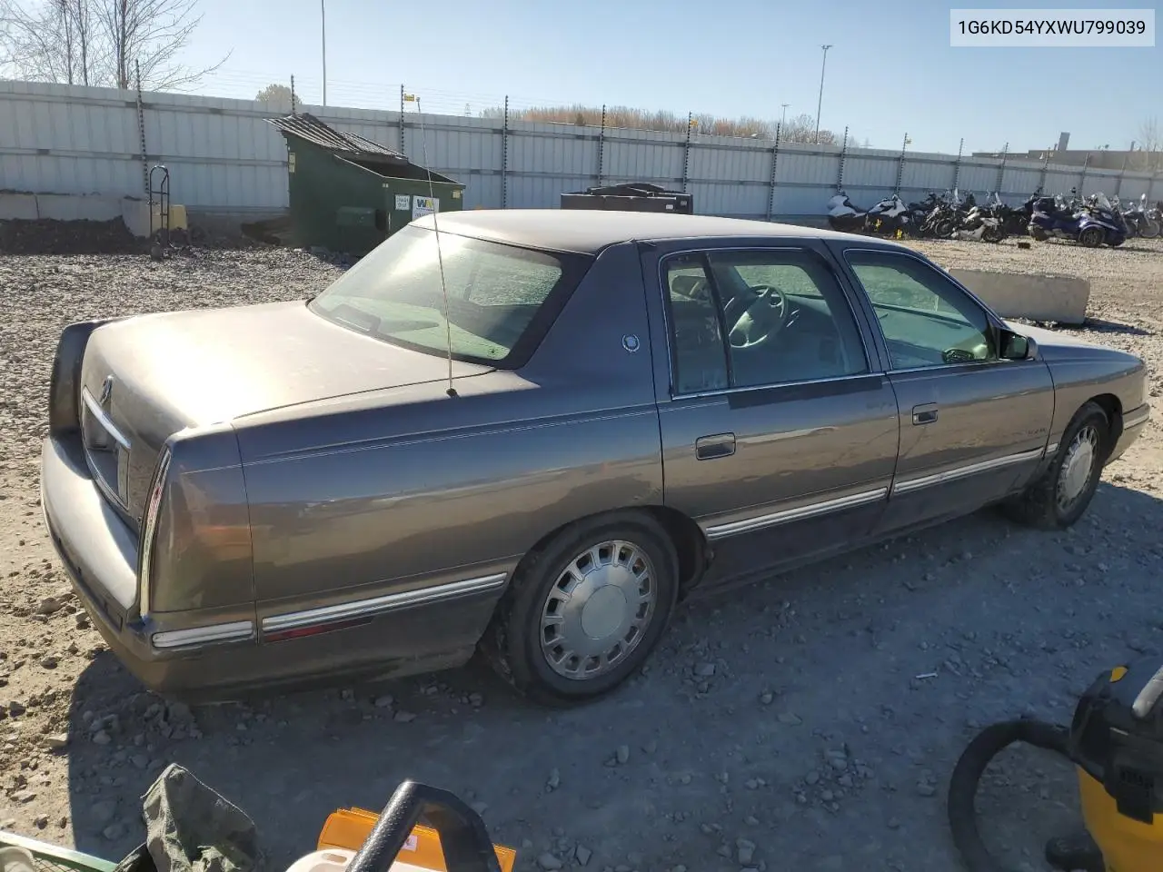 1998 Cadillac Deville VIN: 1G6KD54YXWU799039 Lot: 54650846
