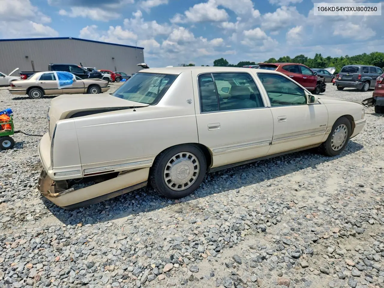 1999 Cadillac Deville VIN: 1G6KD54Y3XU800260 Lot: 59327616