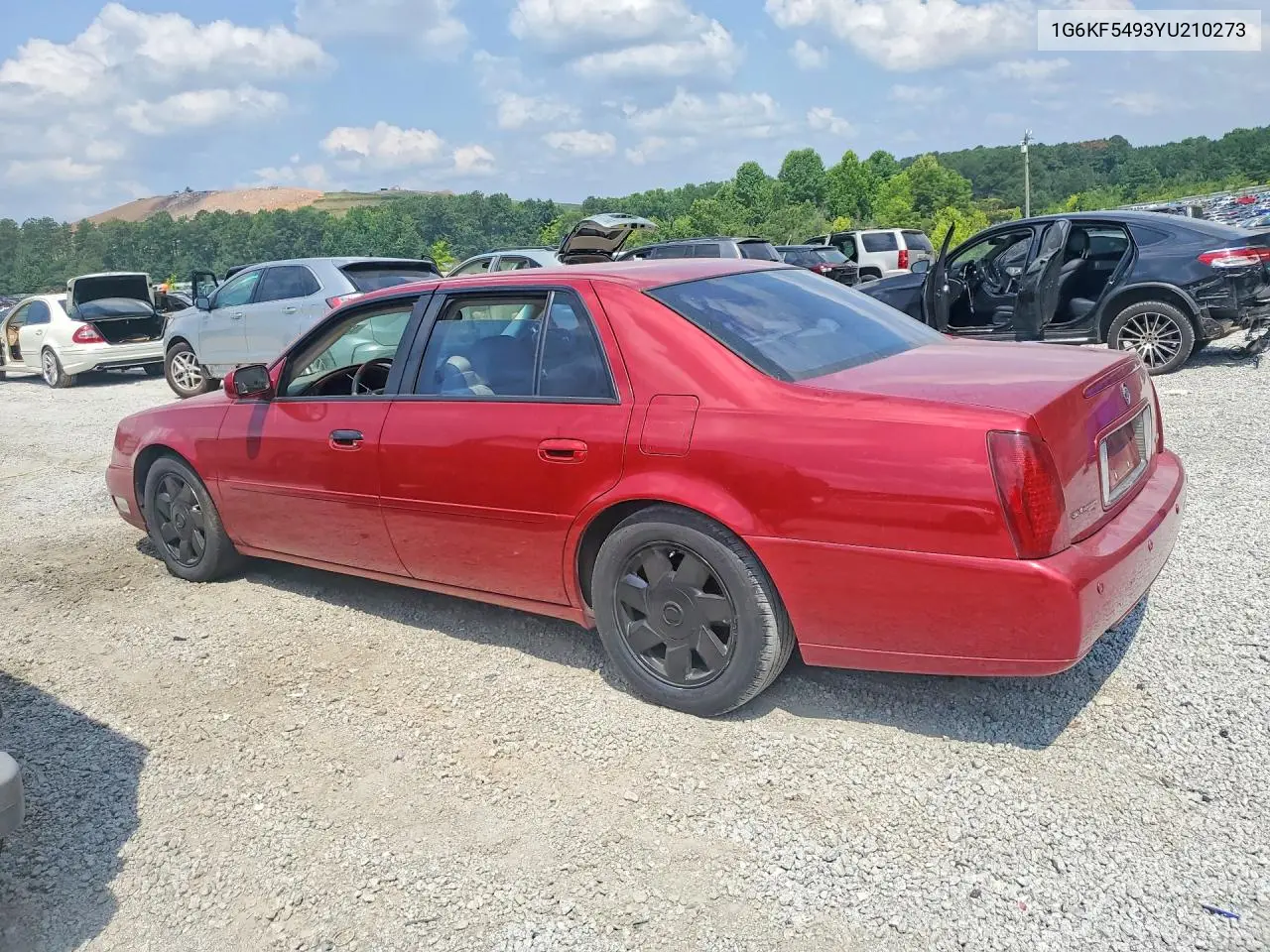 2000 Cadillac Deville Dts VIN: 1G6KF5493YU210273 Lot: 52301296