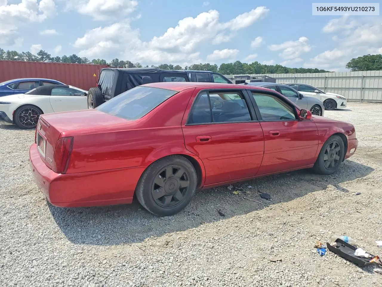 2000 Cadillac Deville Dts VIN: 1G6KF5493YU210273 Lot: 52301296