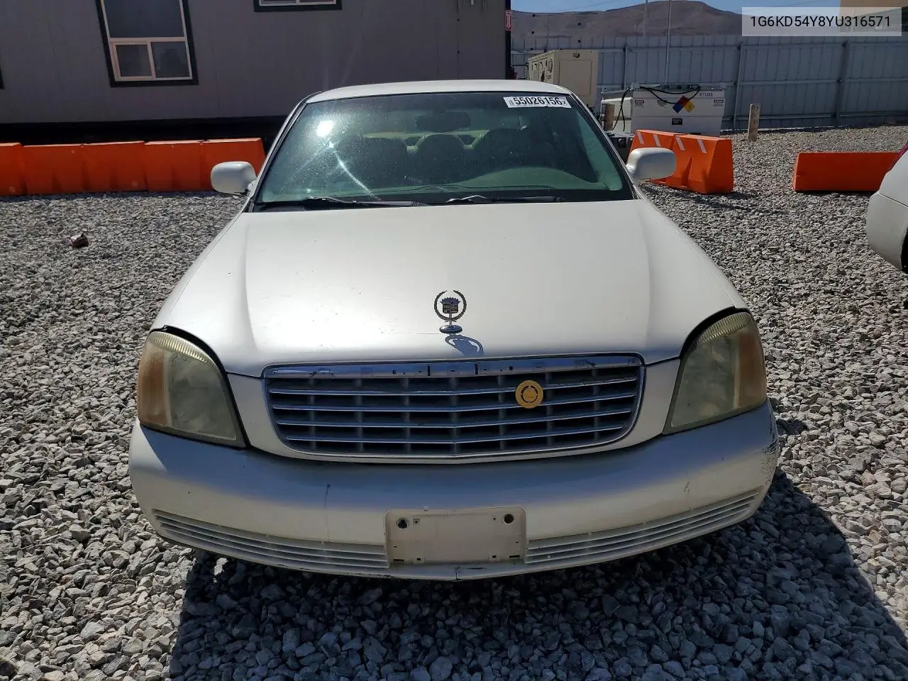 2000 Cadillac Deville VIN: 1G6KD54Y8YU316571 Lot: 57193096