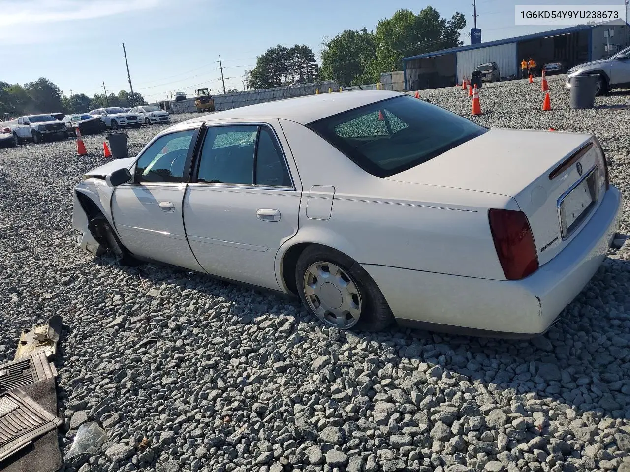 2000 Cadillac Deville VIN: 1G6KD54Y9YU238673 Lot: 59539906