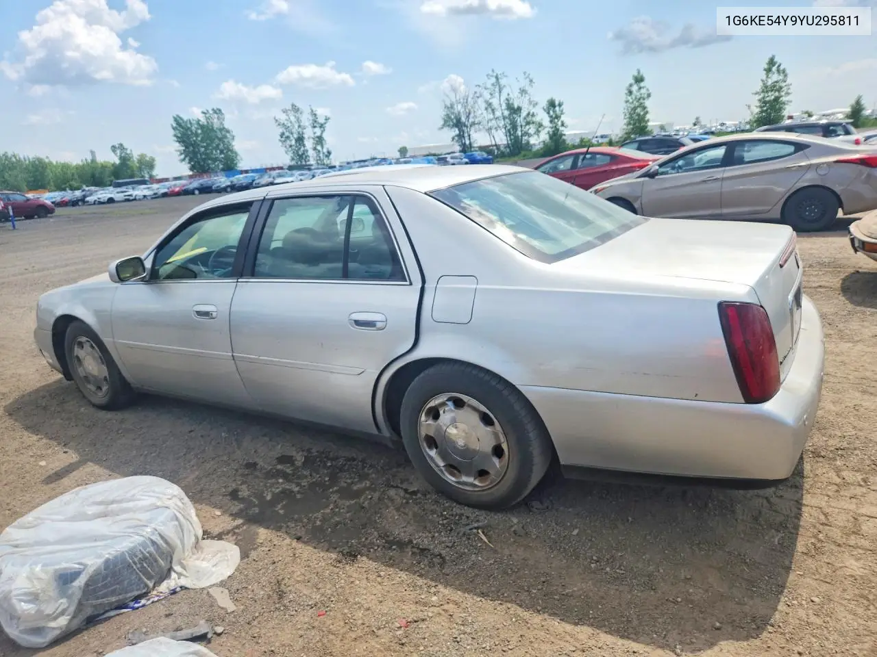 2000 Cadillac Deville Dhs VIN: 1G6KE54Y9YU295811 Lot: 60292706