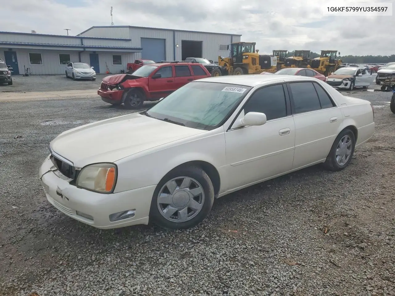 2000 Cadillac Deville Dts VIN: 1G6KF5799YU354597 Lot: 60958746
