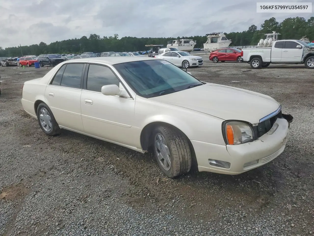 2000 Cadillac Deville Dts VIN: 1G6KF5799YU354597 Lot: 60958746