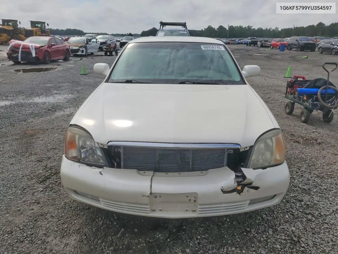 2000 Cadillac Deville Dts VIN: 1G6KF5799YU354597 Lot: 60958746
