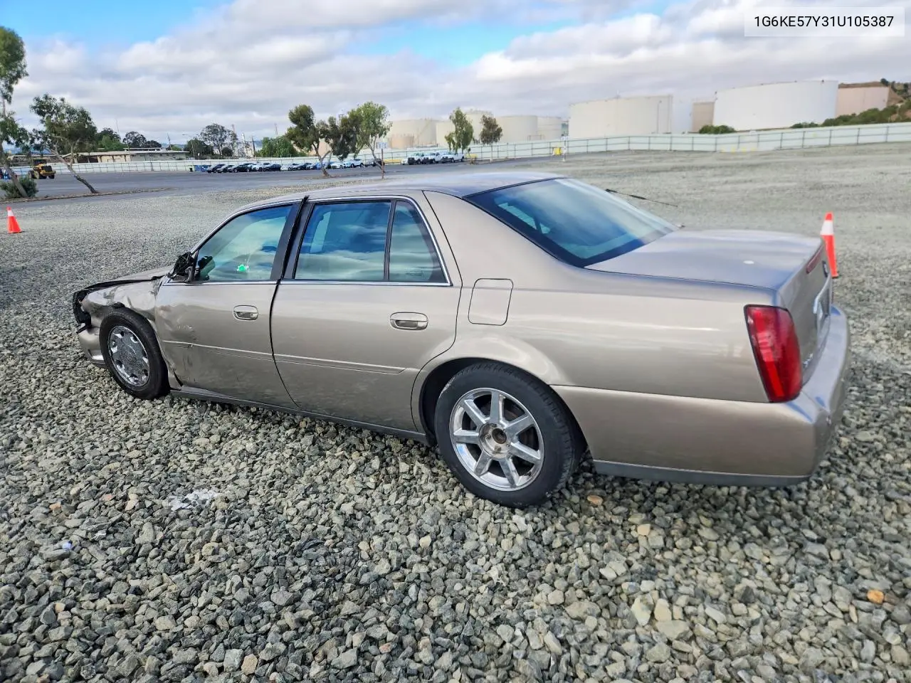 2001 Cadillac Deville Dhs VIN: 1G6KE57Y31U105387 Lot: 61185796