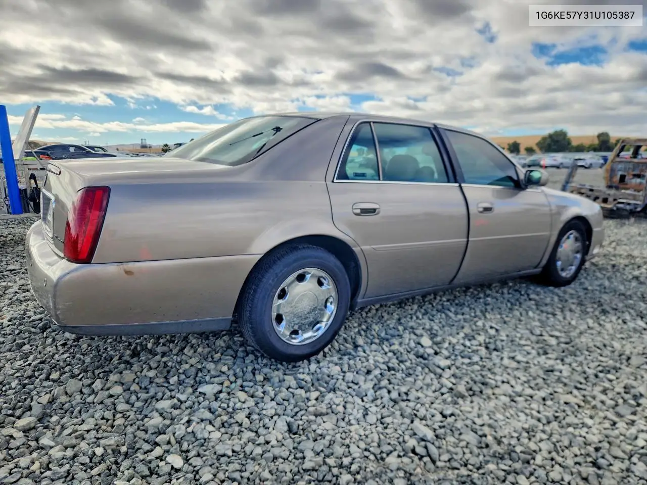 2001 Cadillac Deville Dhs VIN: 1G6KE57Y31U105387 Lot: 61185796