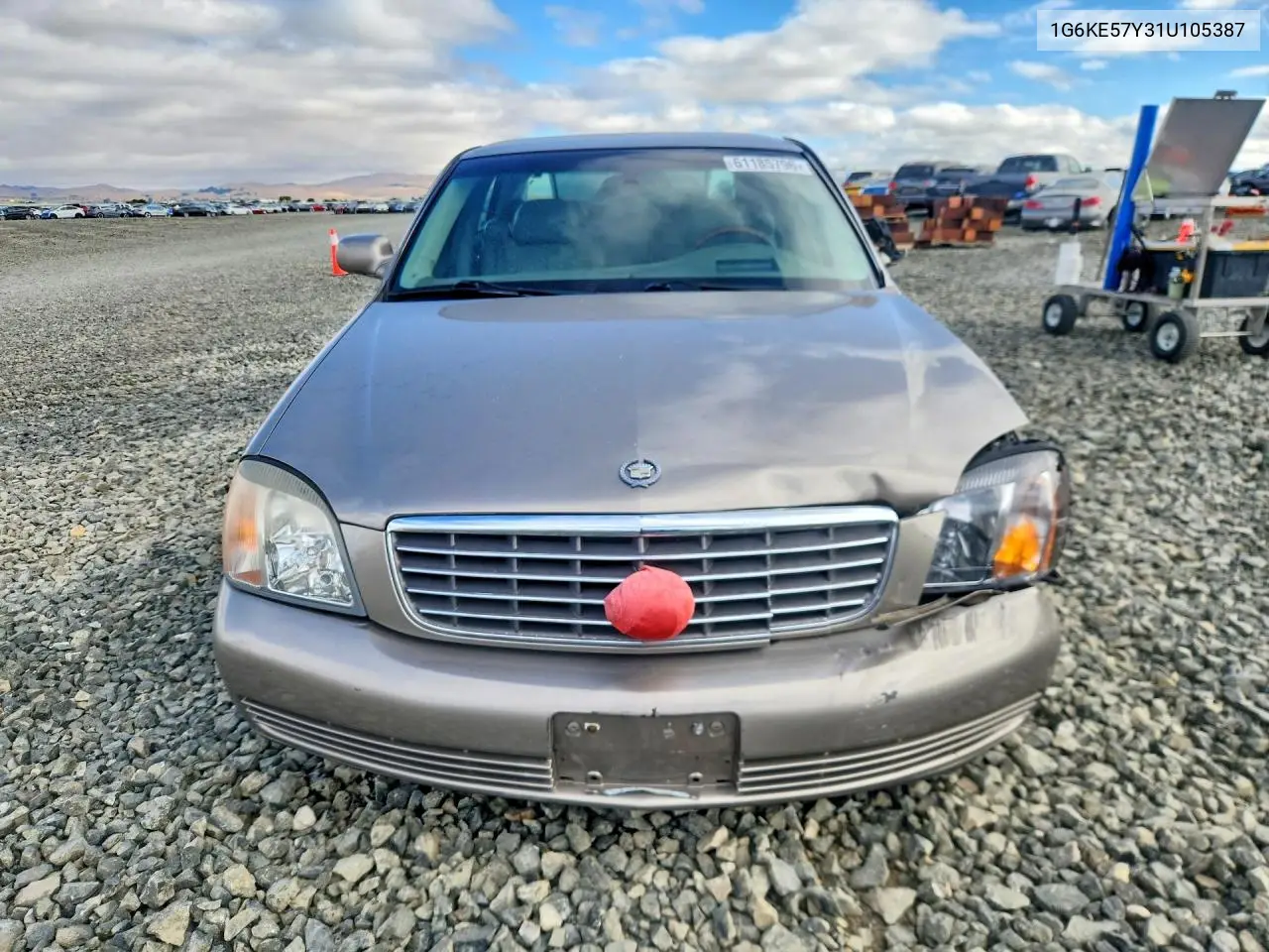 2001 Cadillac Deville Dhs VIN: 1G6KE57Y31U105387 Lot: 61185796