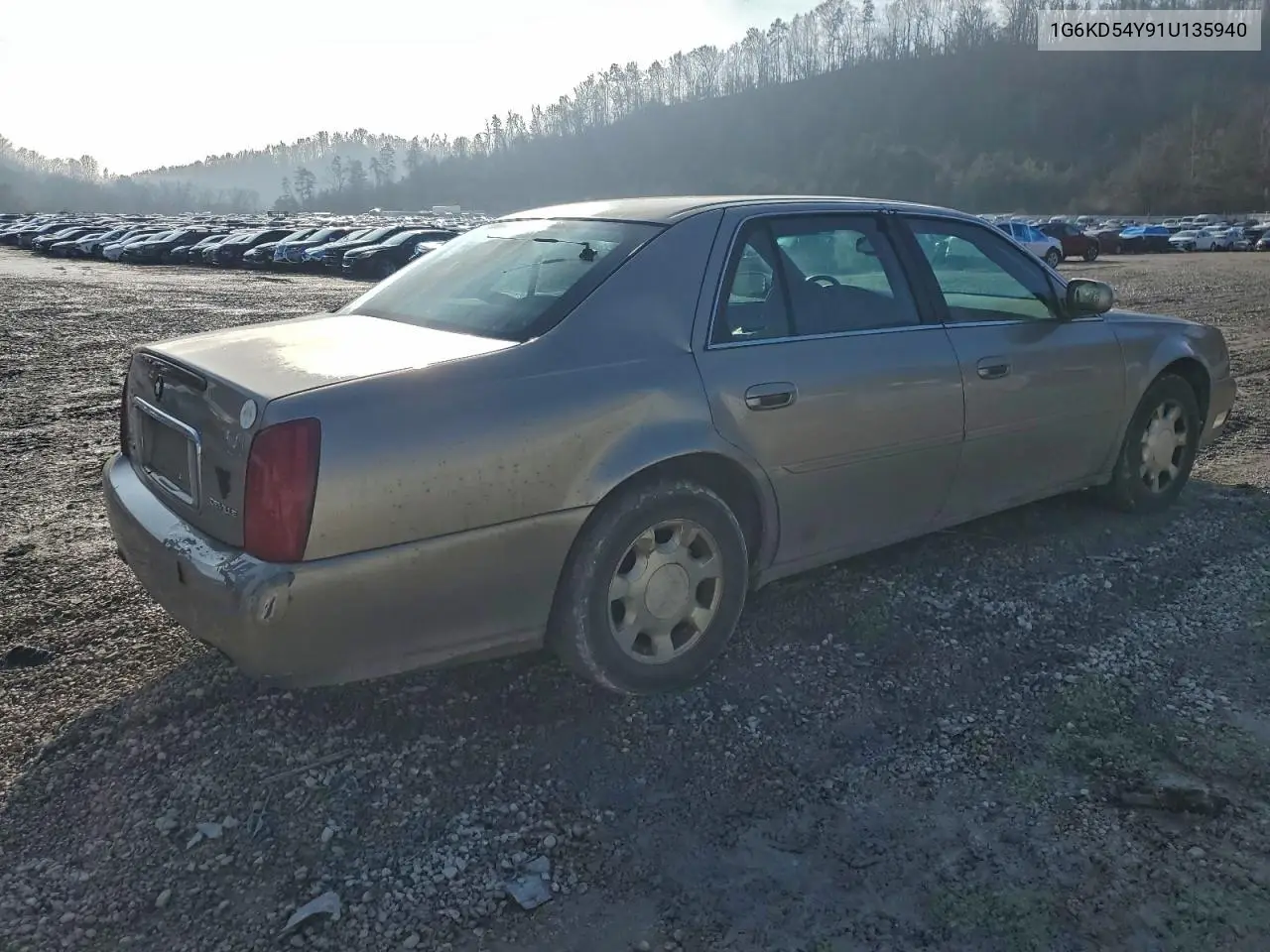 2001 Cadillac Deville VIN: 1G6KD54Y91U135940 Lot: 91458745