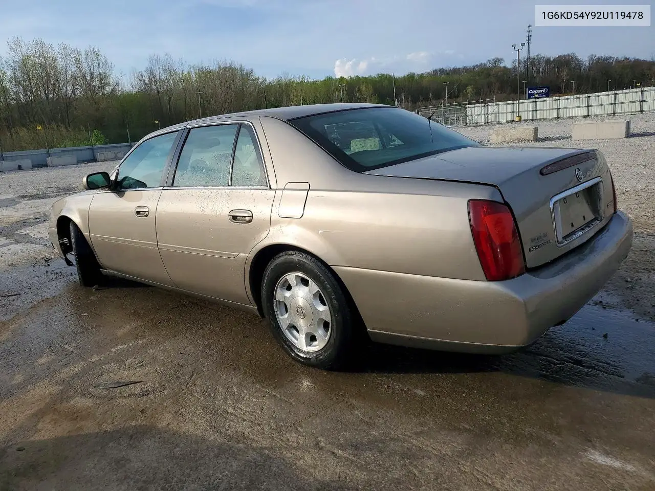 2002 Cadillac Deville VIN: 1G6KD54Y92U119478 Lot: 48432406