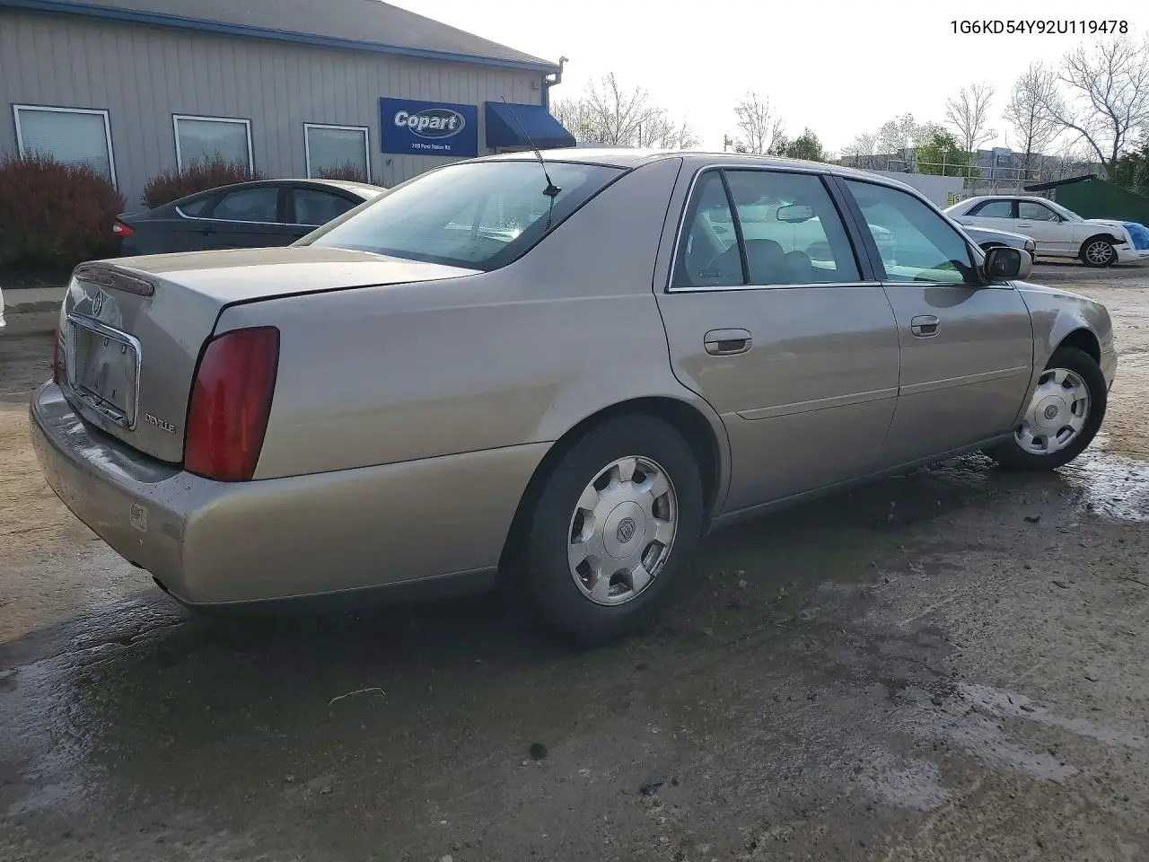 2002 Cadillac Deville VIN: 1G6KD54Y92U119478 Lot: 48432406