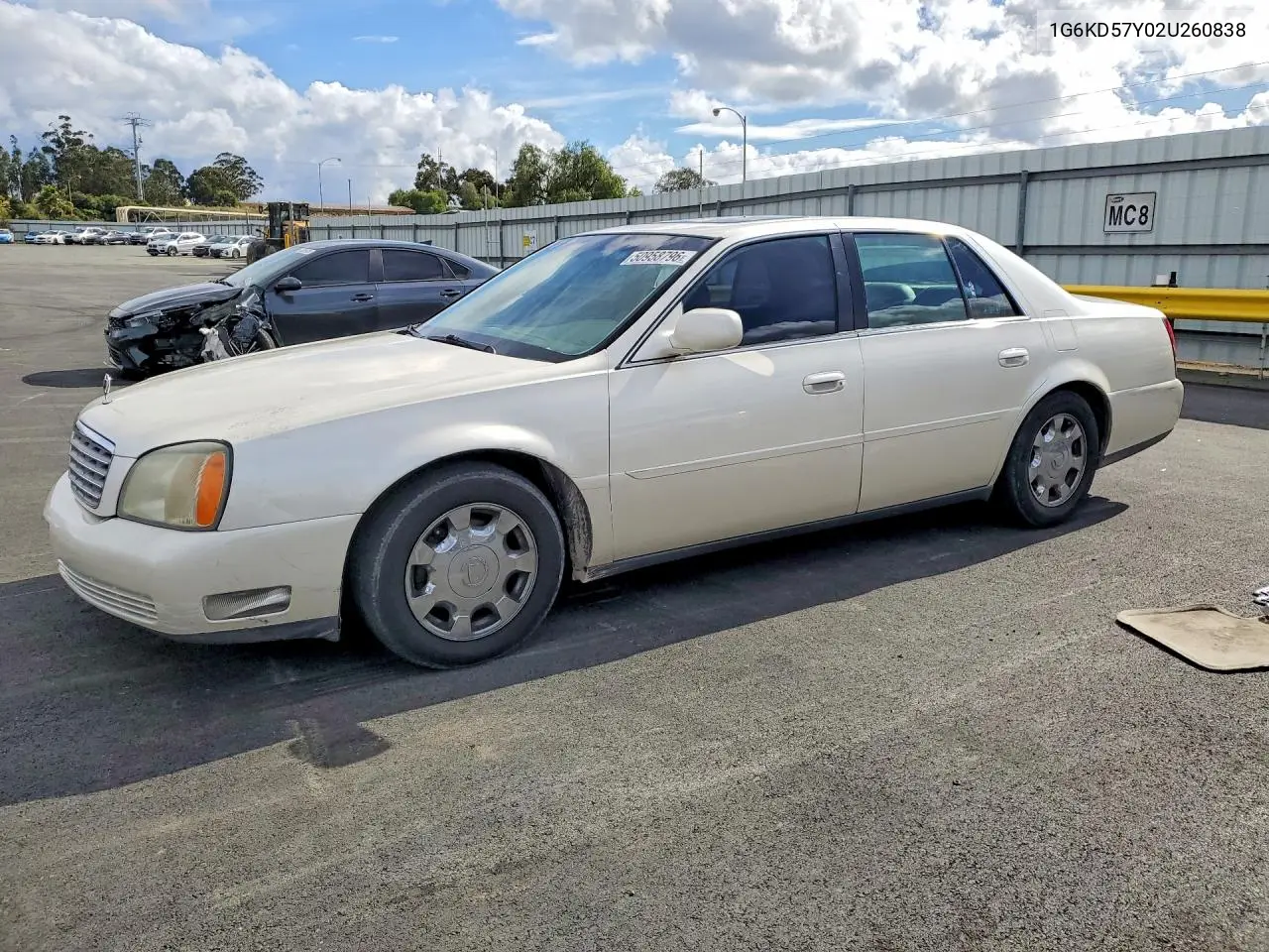 2002 Cadillac Deville VIN: 1G6KD57Y02U260838 Lot: 50958796