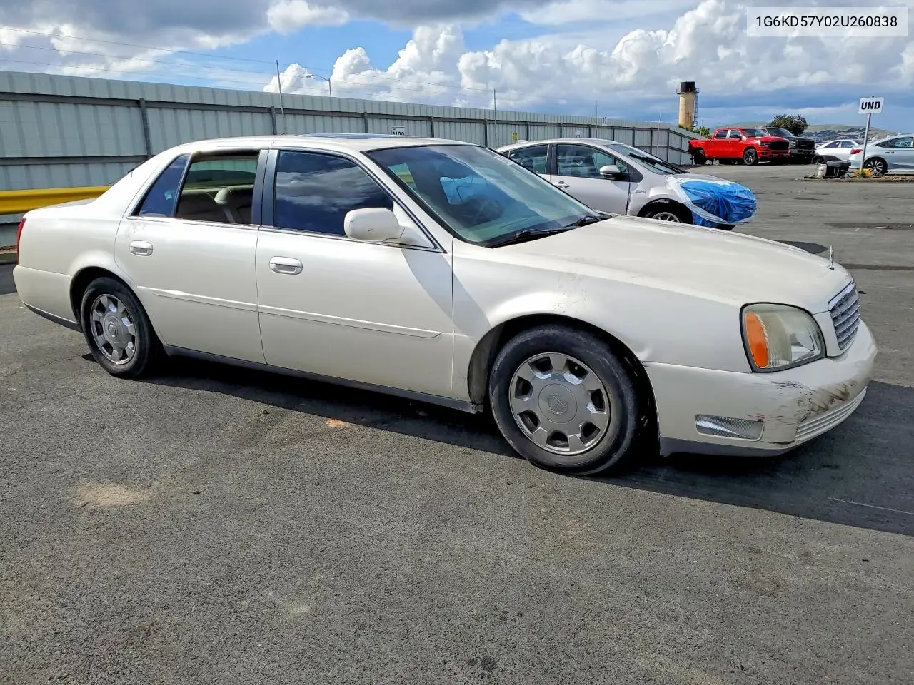 2002 Cadillac Deville VIN: 1G6KD57Y02U260838 Lot: 50958796