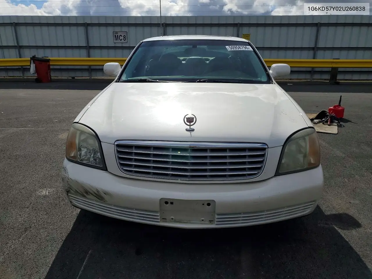 2002 Cadillac Deville VIN: 1G6KD57Y02U260838 Lot: 50958796