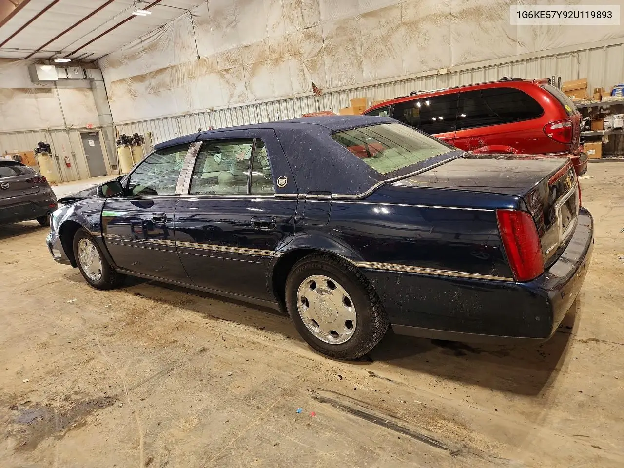 2002 Cadillac Deville Dhs VIN: 1G6KE57Y92U119893 Lot: 56139956