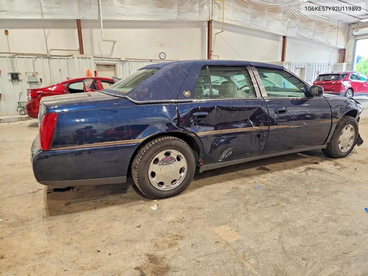 2002 Cadillac Deville Dhs VIN: 1G6KE57Y92U119893 Lot: 56139956