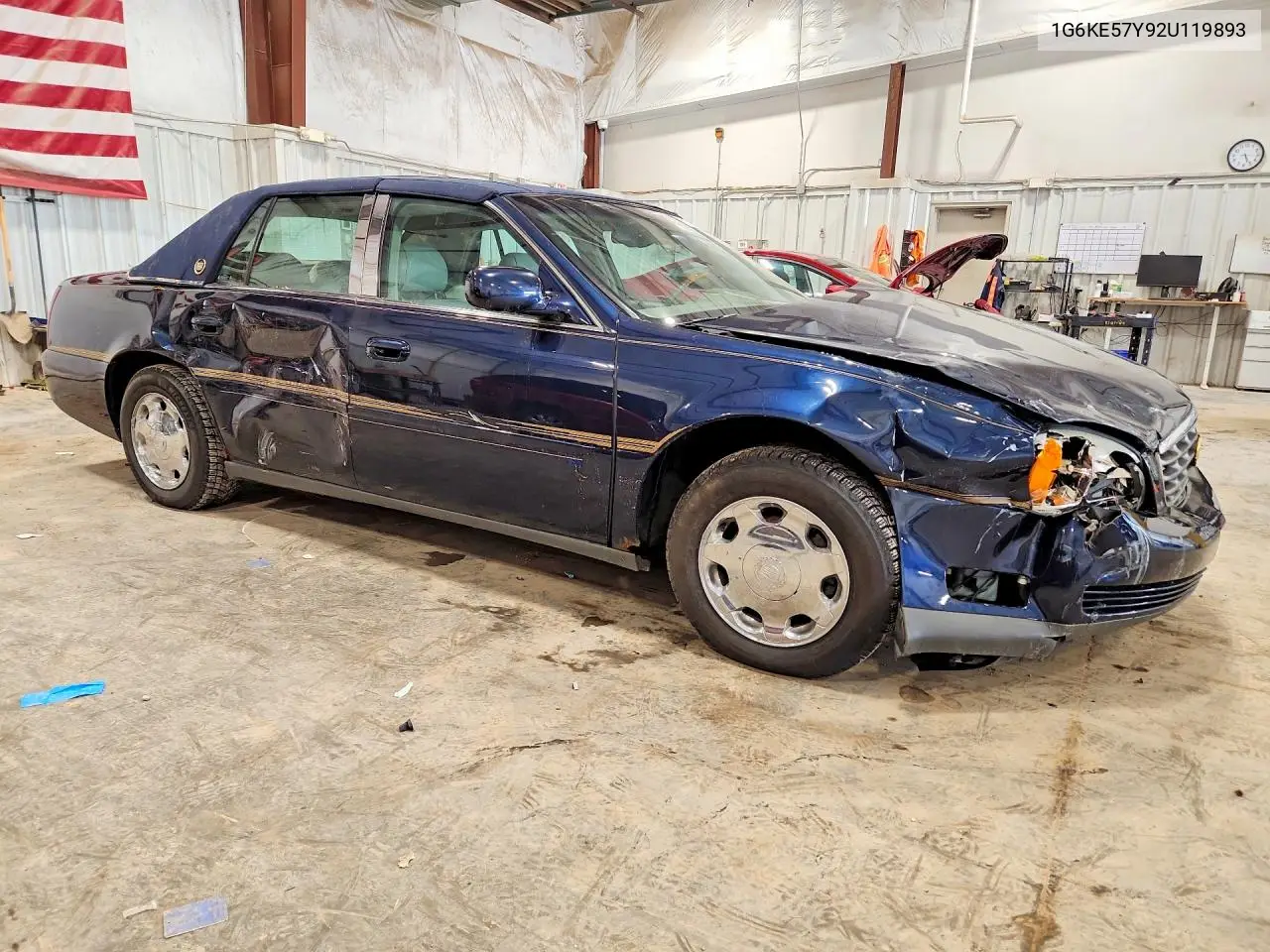 2002 Cadillac Deville Dhs VIN: 1G6KE57Y92U119893 Lot: 56139956