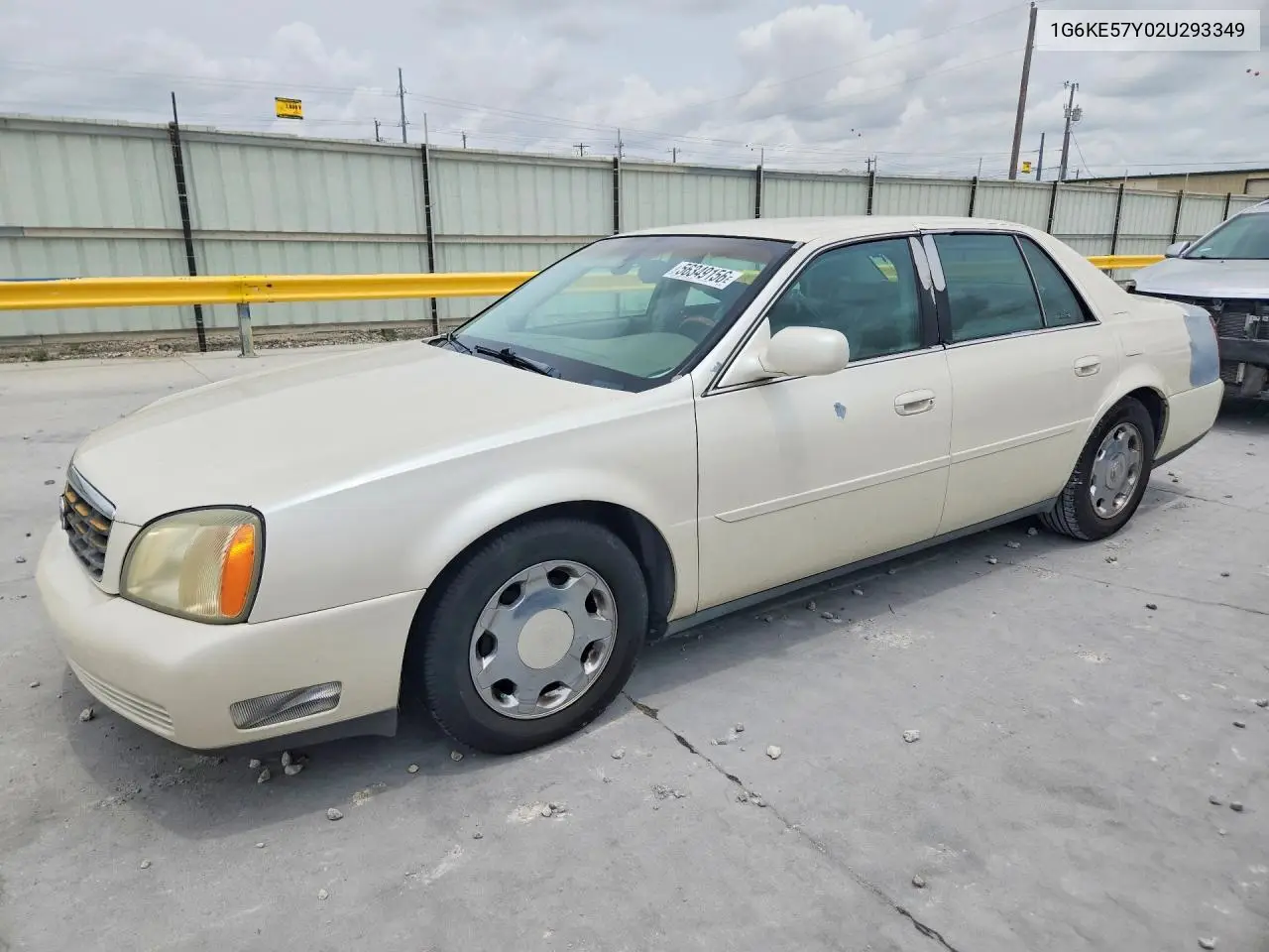 2002 Cadillac Deville Dhs VIN: 1G6KE57Y02U293349 Lot: 56349156