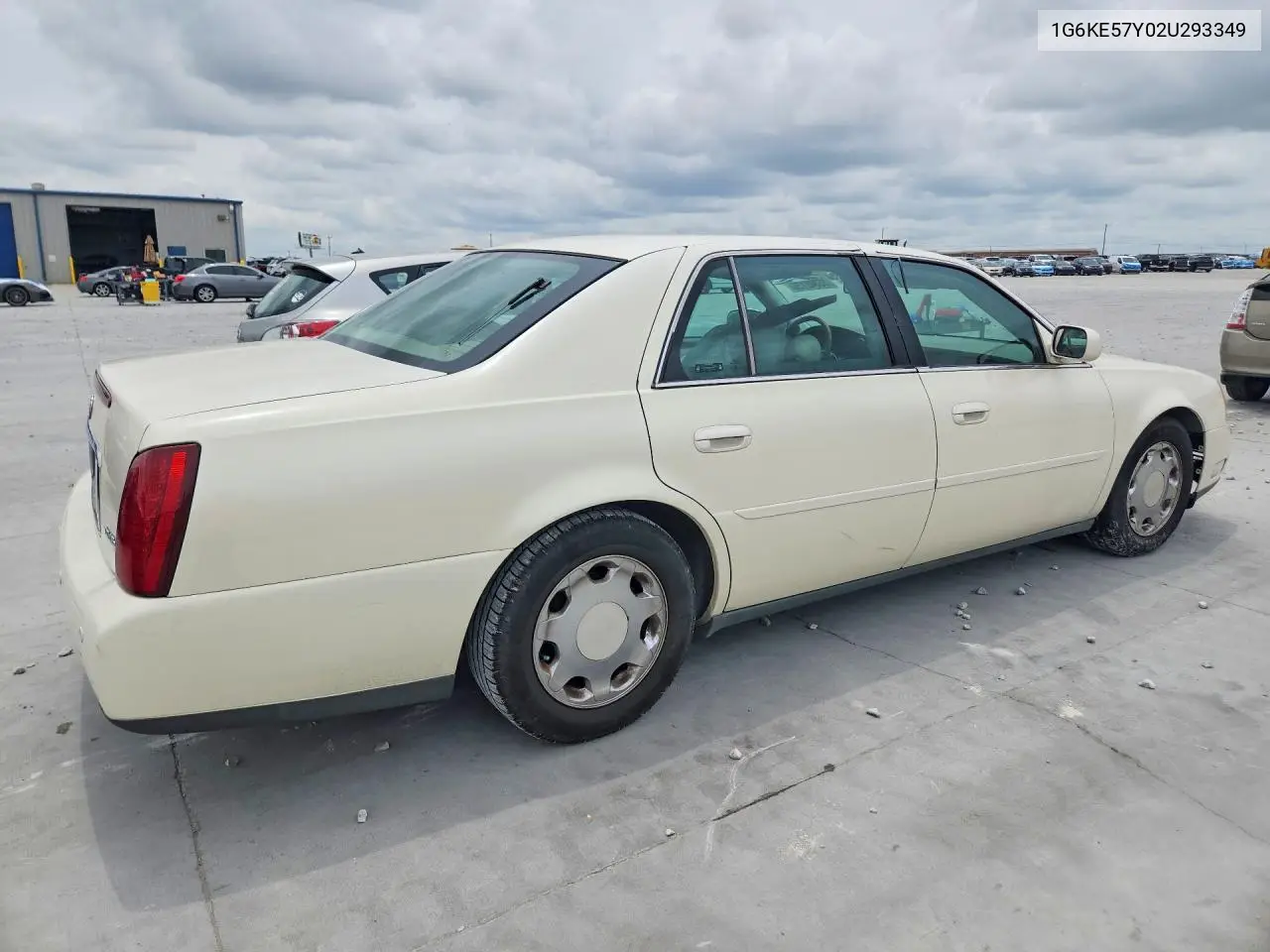 2002 Cadillac Deville Dhs VIN: 1G6KE57Y02U293349 Lot: 56349156