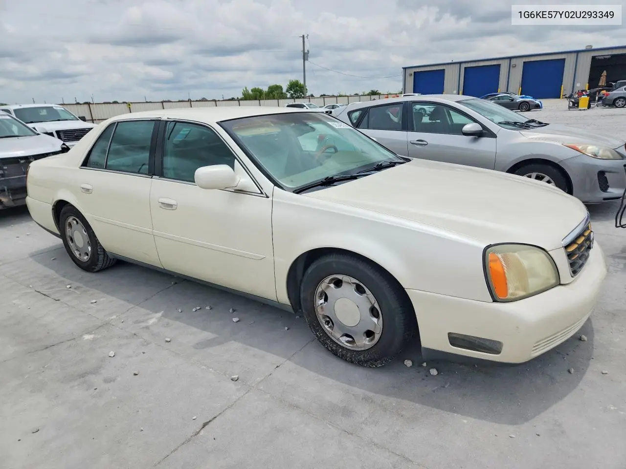 2002 Cadillac Deville Dhs VIN: 1G6KE57Y02U293349 Lot: 56349156