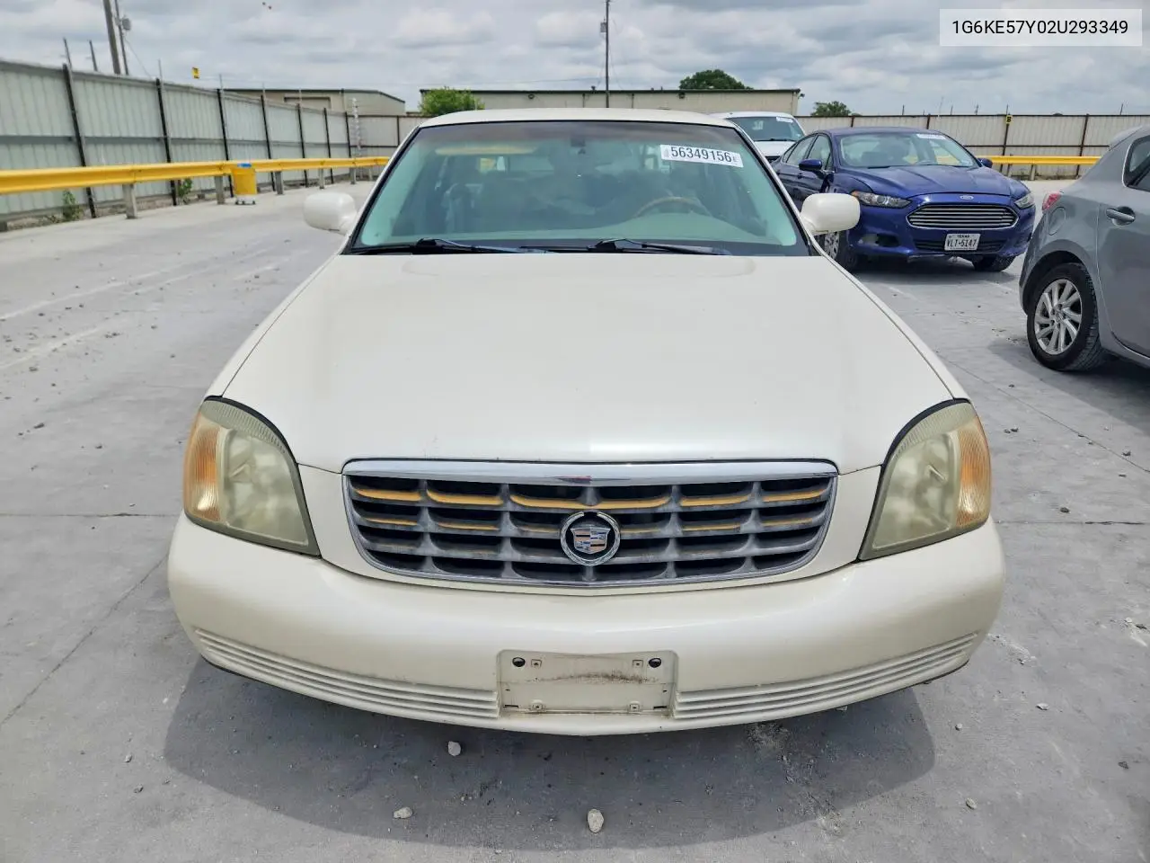 2002 Cadillac Deville Dhs VIN: 1G6KE57Y02U293349 Lot: 56349156