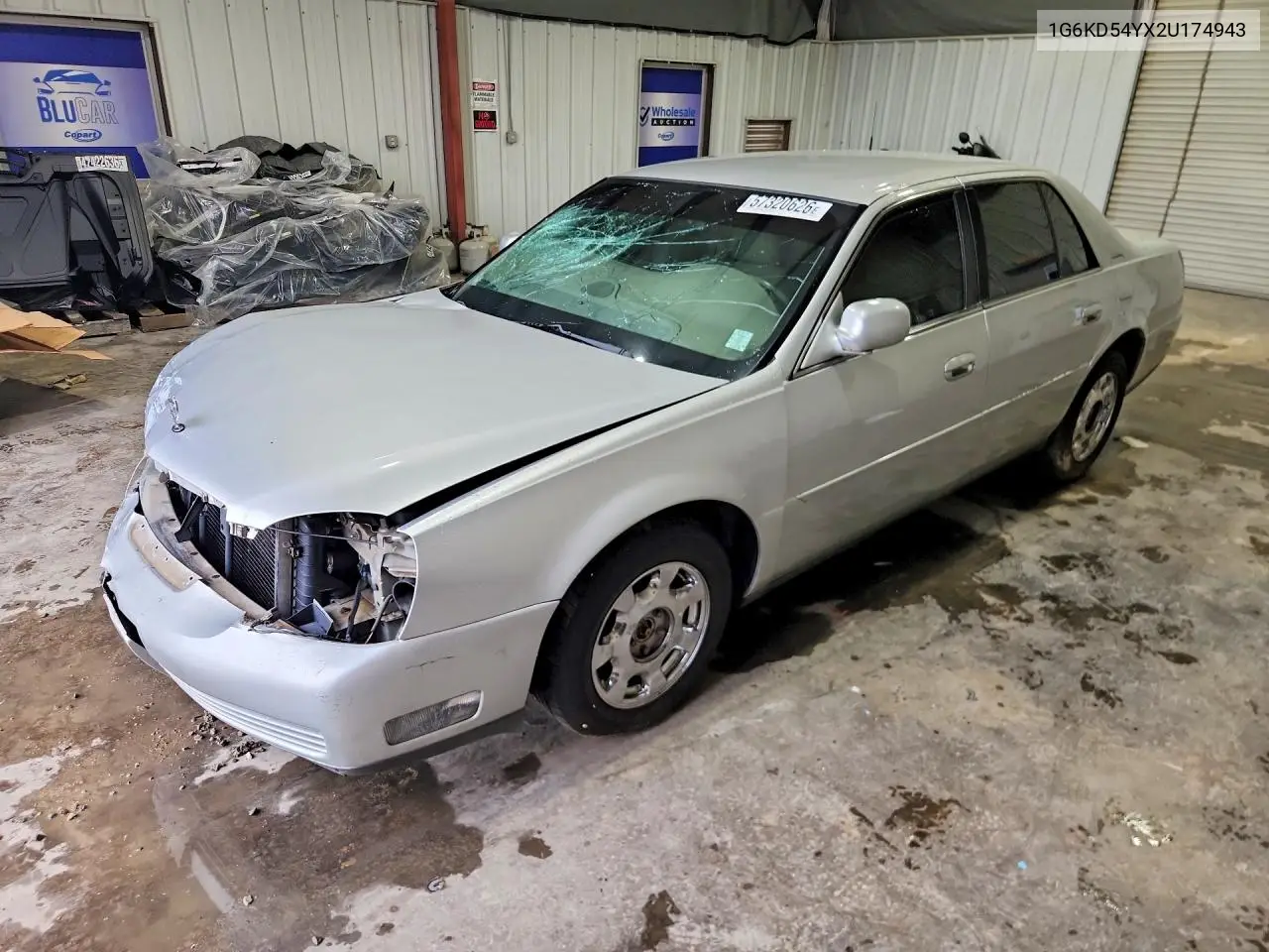 2002 Cadillac Deville VIN: 1G6KD54YX2U174943 Lot: 57320626