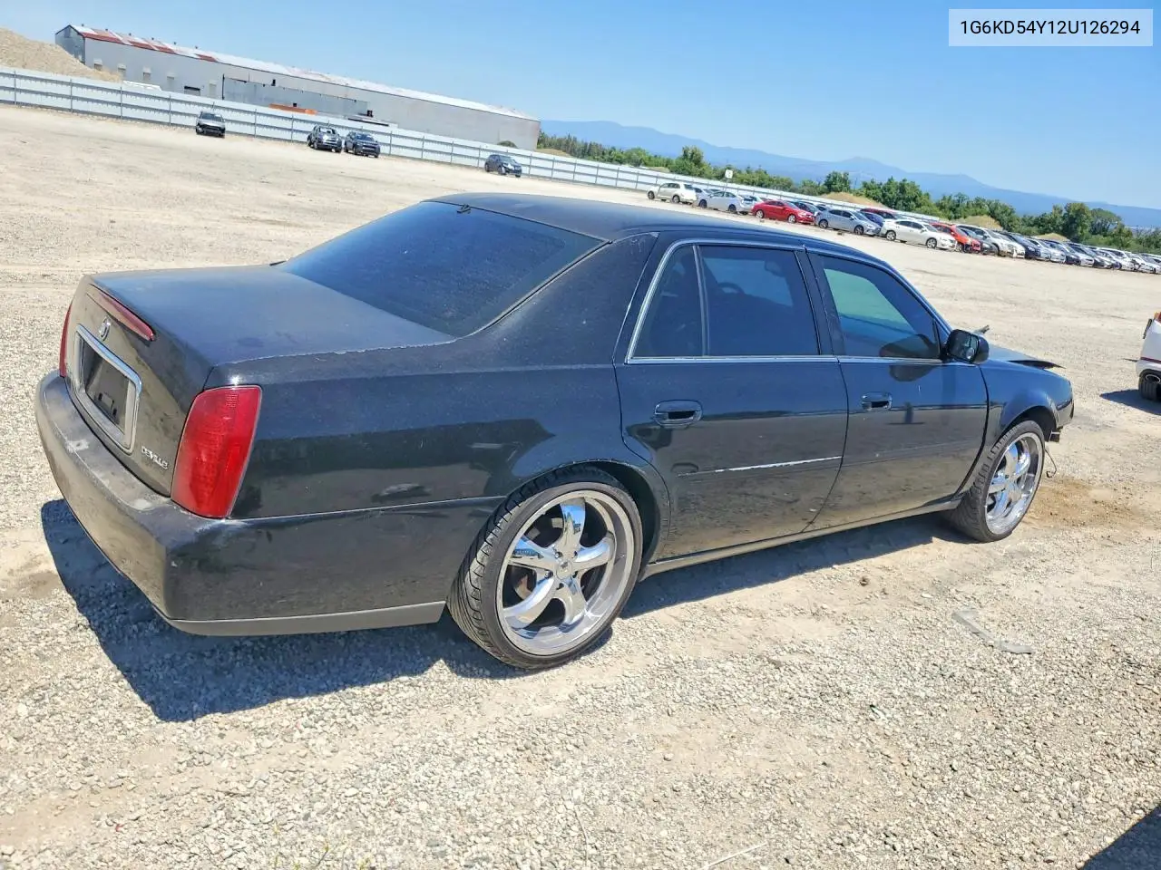 2002 Cadillac Deville VIN: 1G6KD54Y12U126294 Lot: 57565846