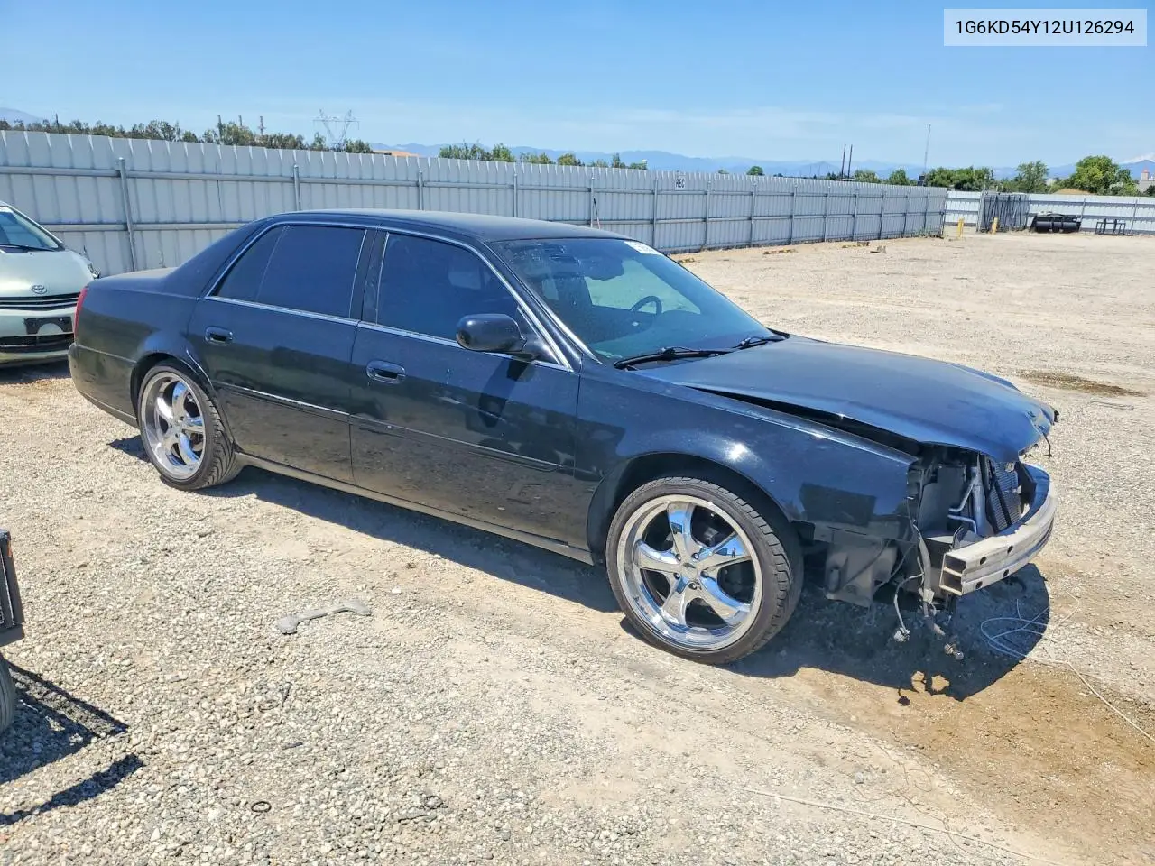 2002 Cadillac Deville VIN: 1G6KD54Y12U126294 Lot: 57565846