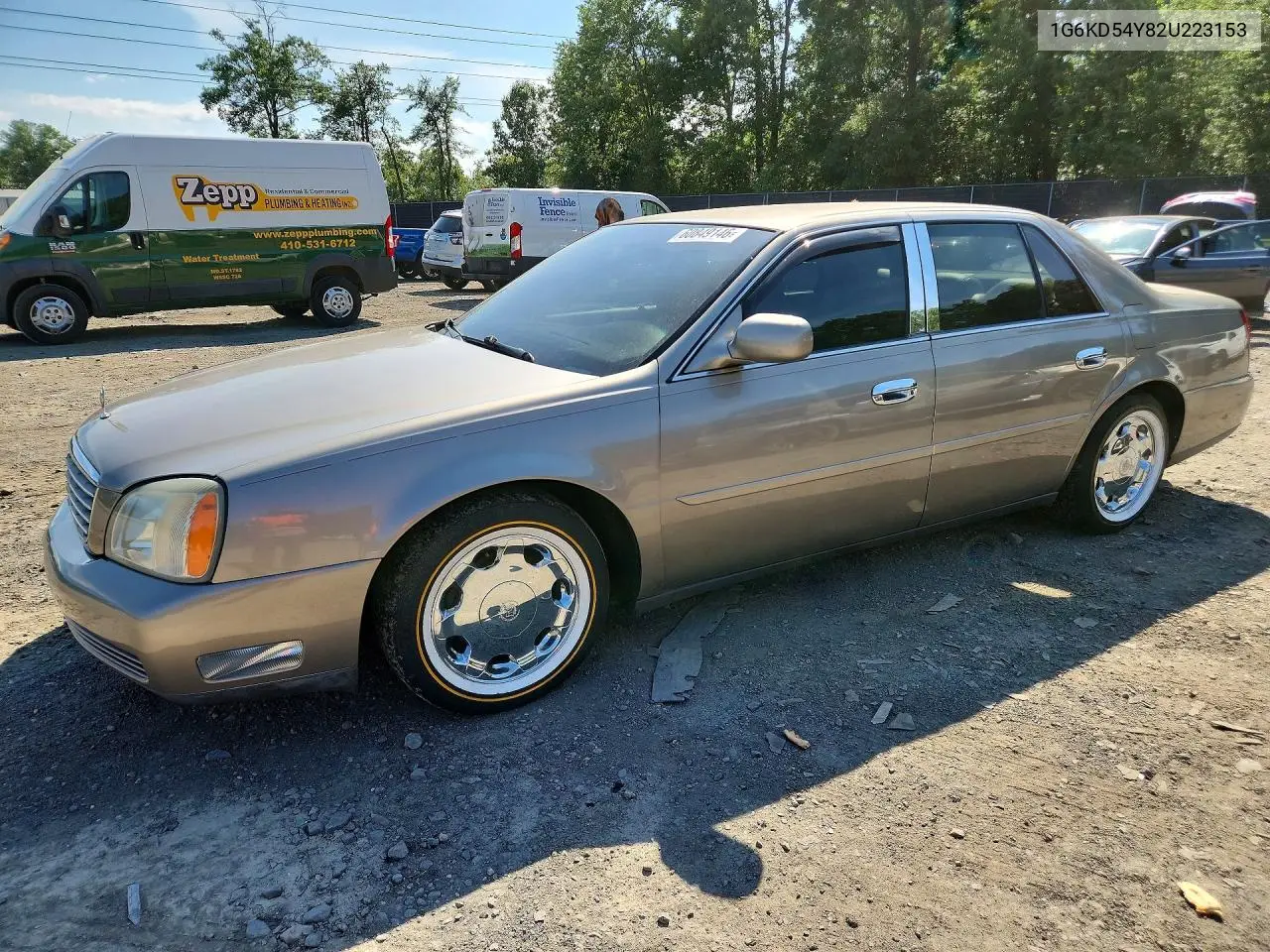 2002 Cadillac Deville VIN: 1G6KD54Y82U223153 Lot: 60849146
