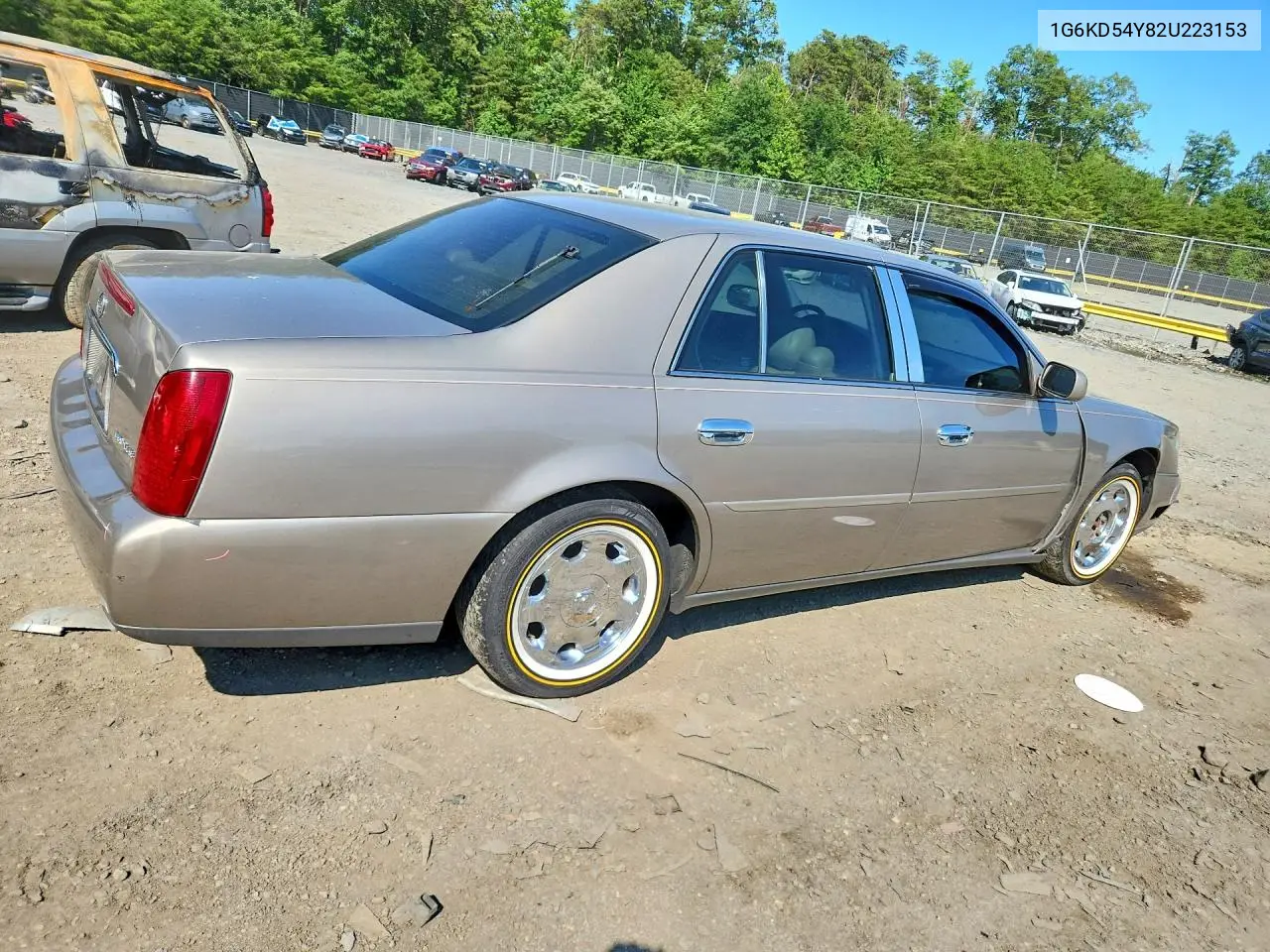 2002 Cadillac Deville VIN: 1G6KD54Y82U223153 Lot: 60849146