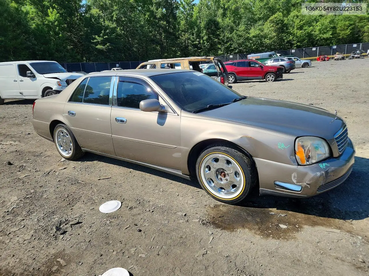 2002 Cadillac Deville VIN: 1G6KD54Y82U223153 Lot: 60849146