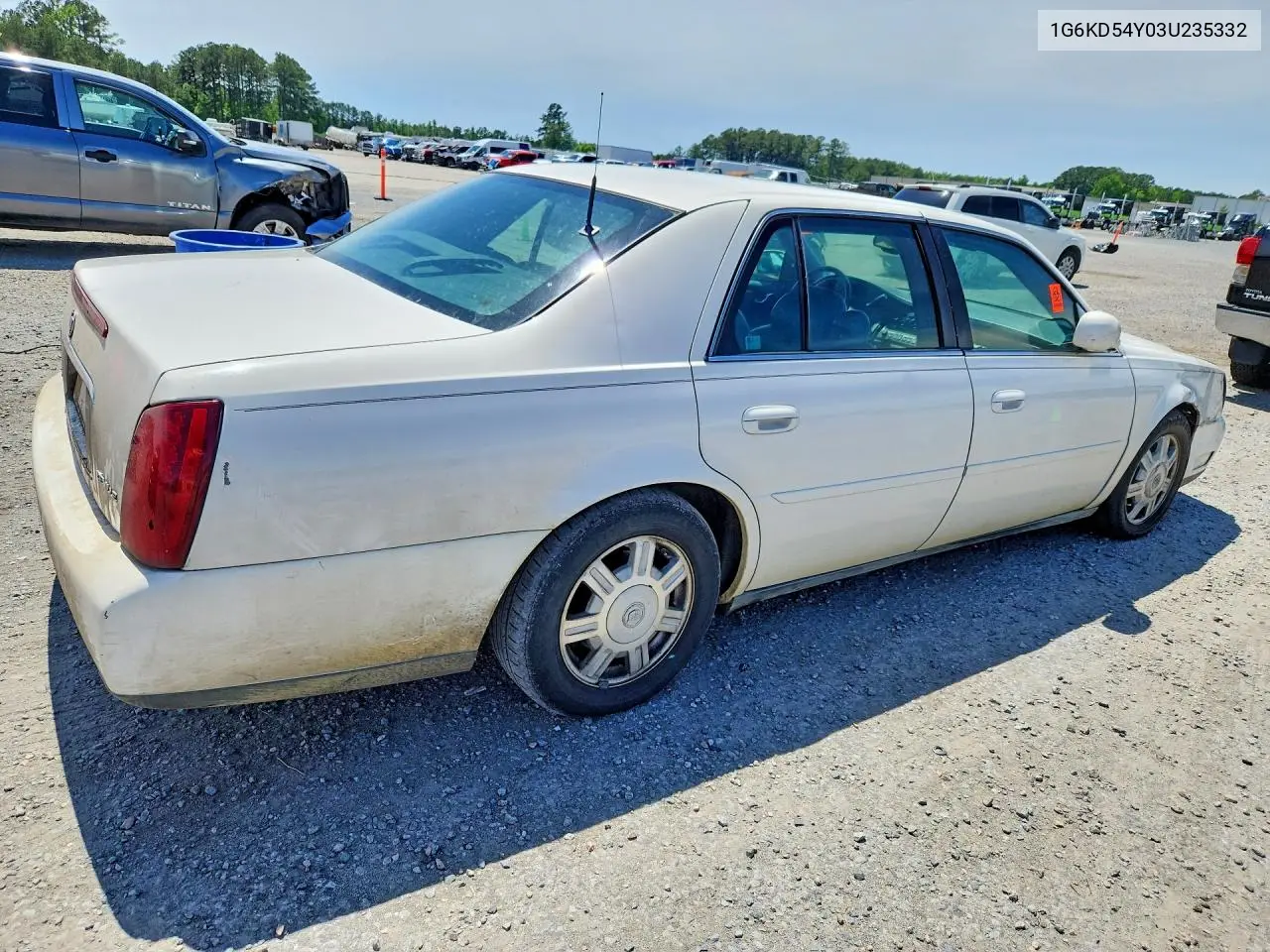 2003 Cadillac Deville VIN: 1G6KD54Y03U235332 Lot: 50812026