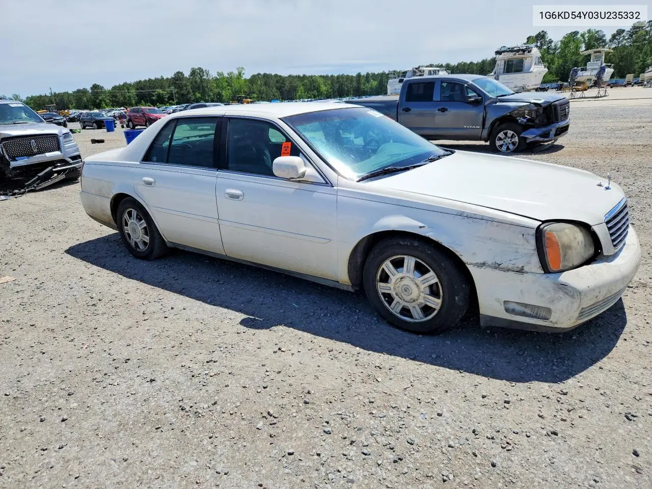 2003 Cadillac Deville VIN: 1G6KD54Y03U235332 Lot: 50812026