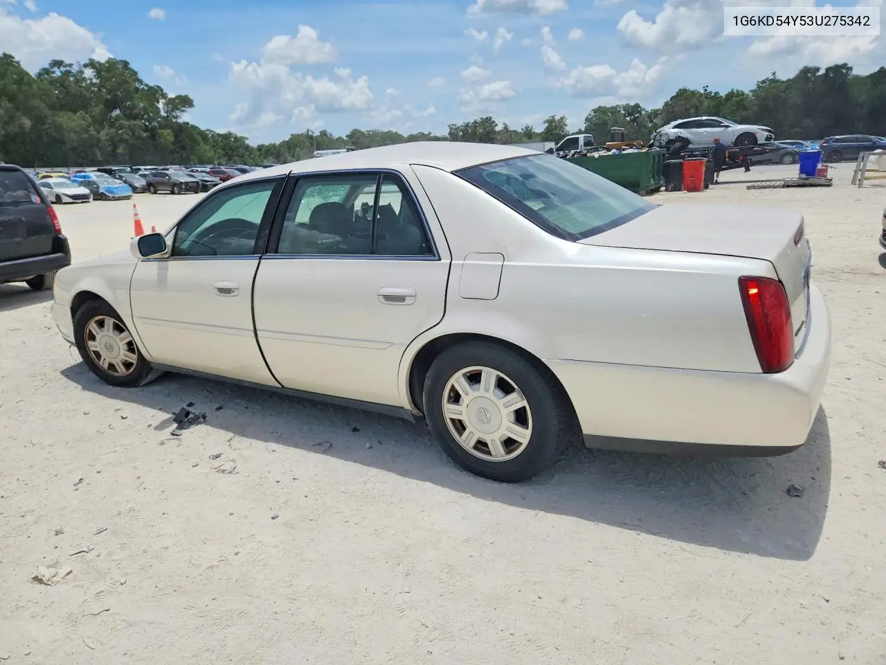 2003 Cadillac Deville VIN: 1G6KD54Y53U275342 Lot: 57728426