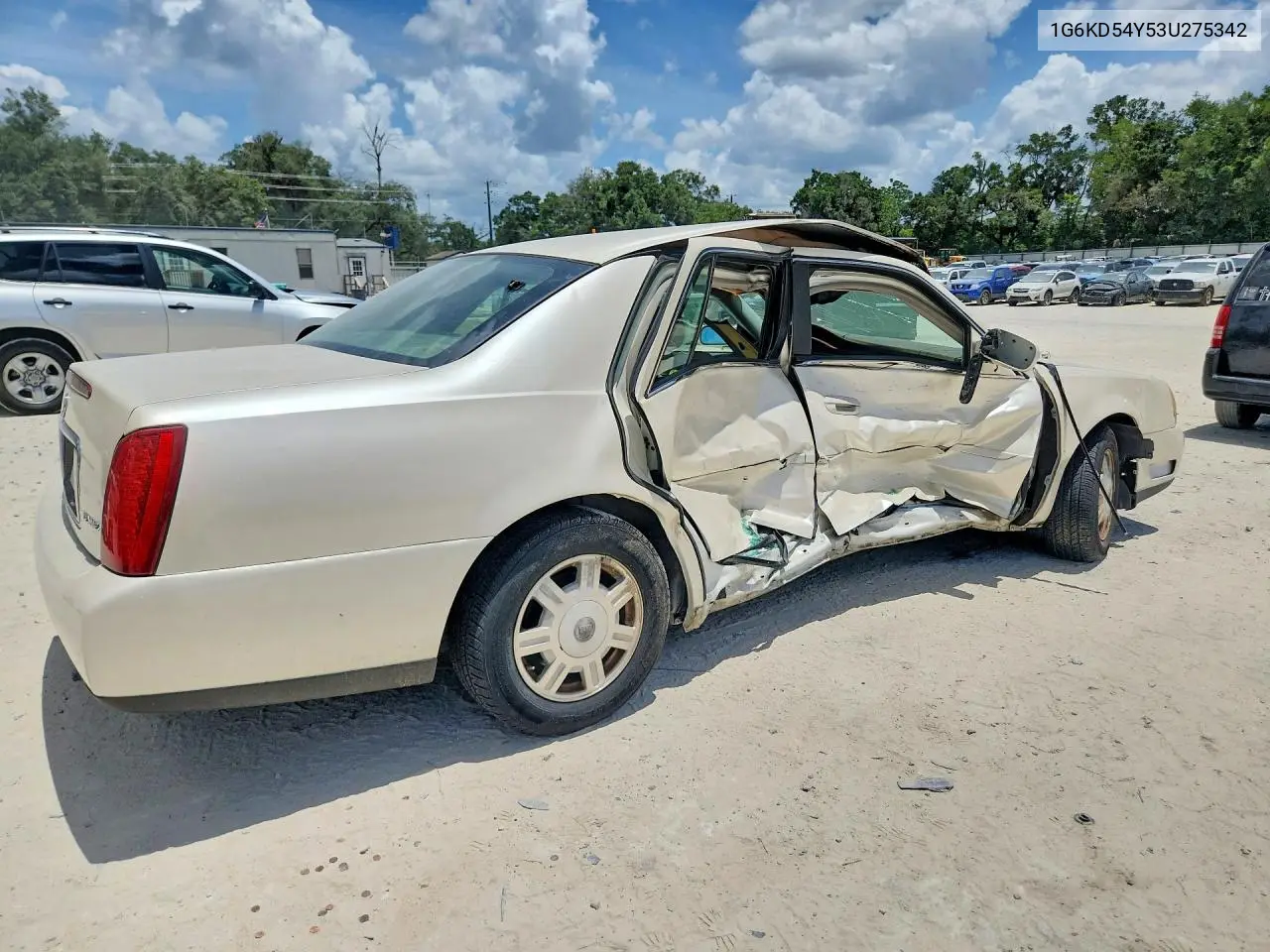 2003 Cadillac Deville VIN: 1G6KD54Y53U275342 Lot: 57728426