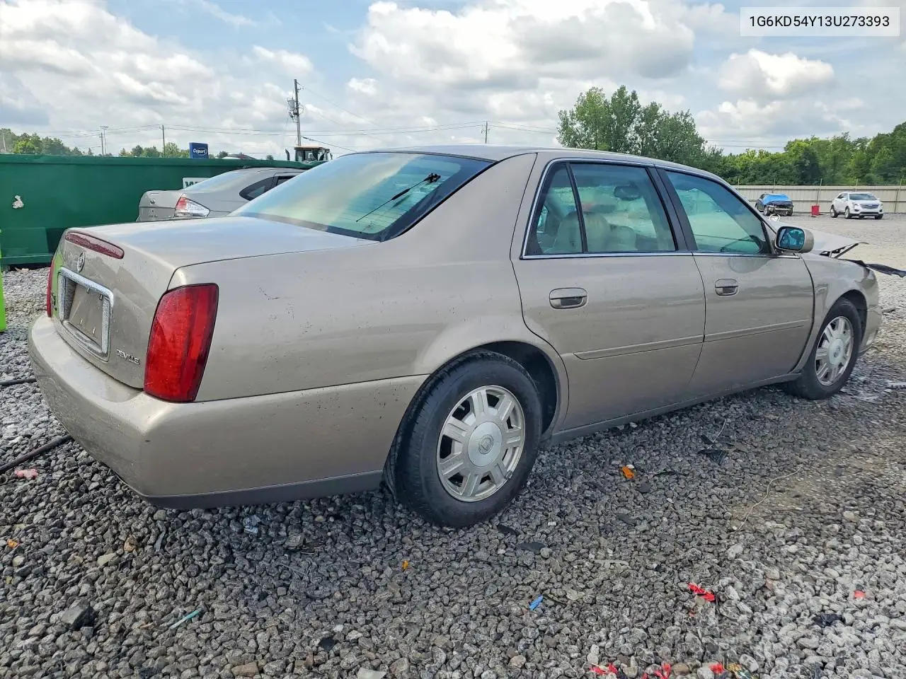 2003 Cadillac Deville VIN: 1G6KD54Y13U273393 Lot: 60284386