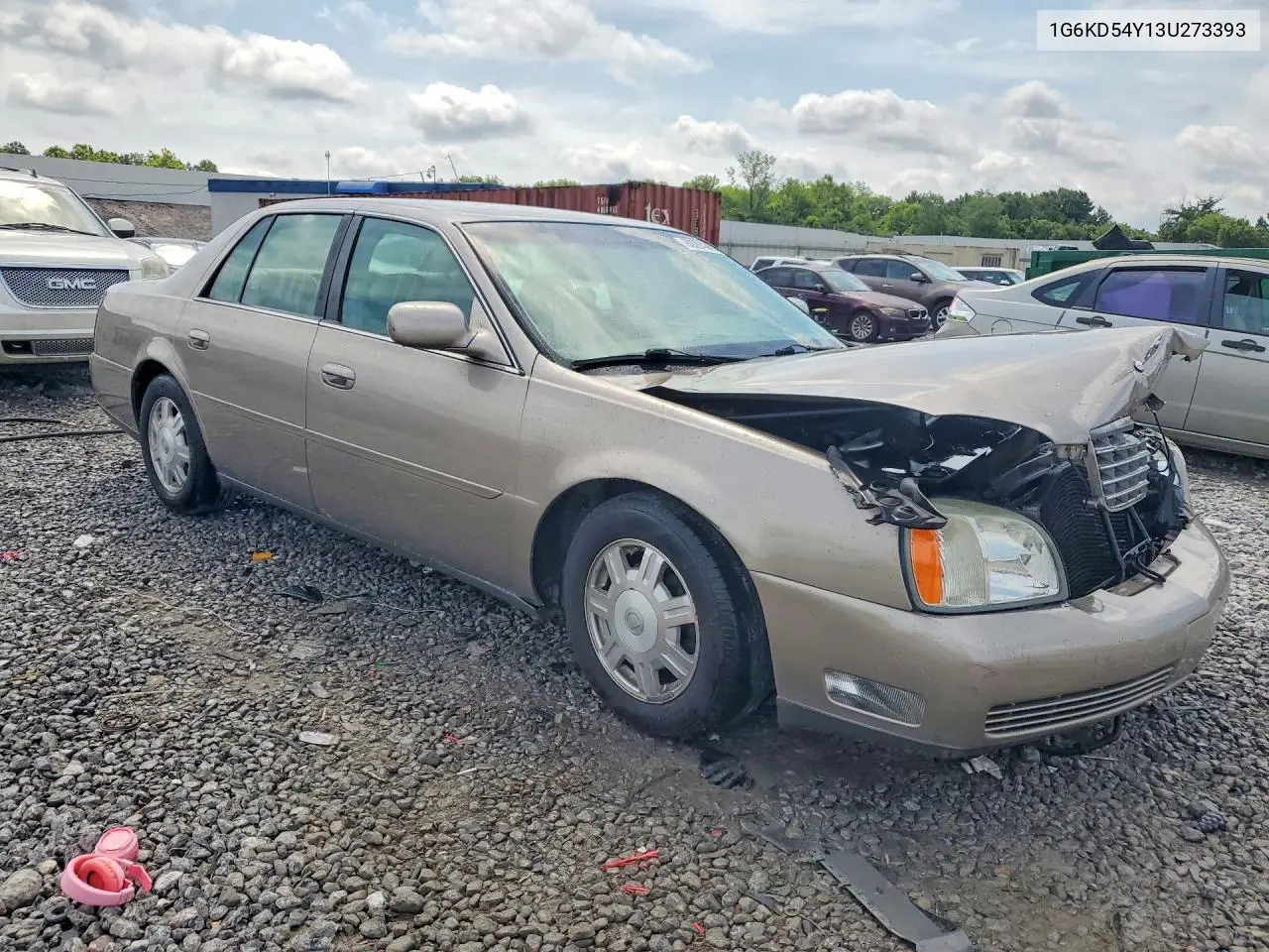 2003 Cadillac Deville VIN: 1G6KD54Y13U273393 Lot: 60284386