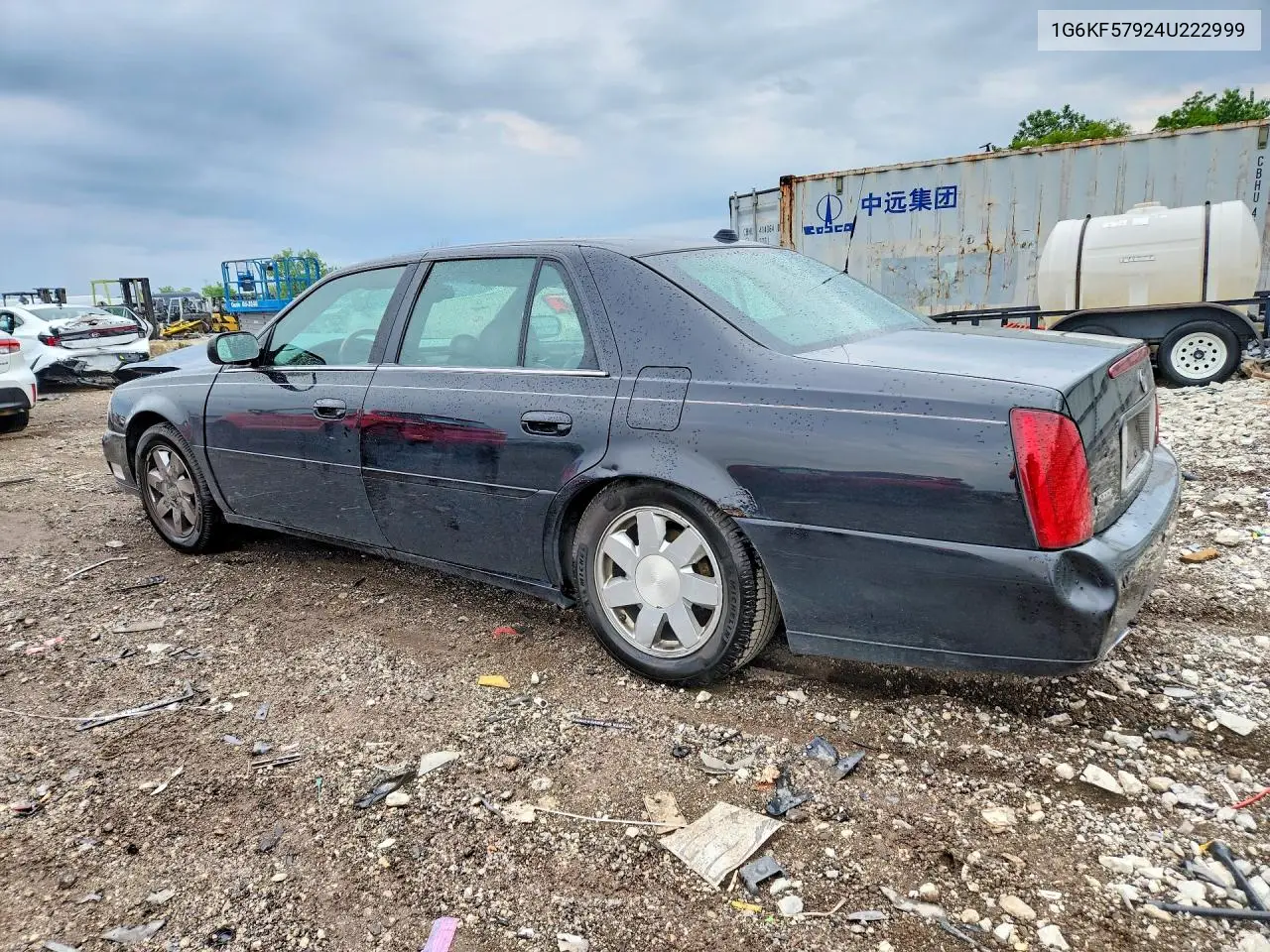 2004 Cadillac Deville Dts VIN: 1G6KF57924U222999 Lot: 56085546
