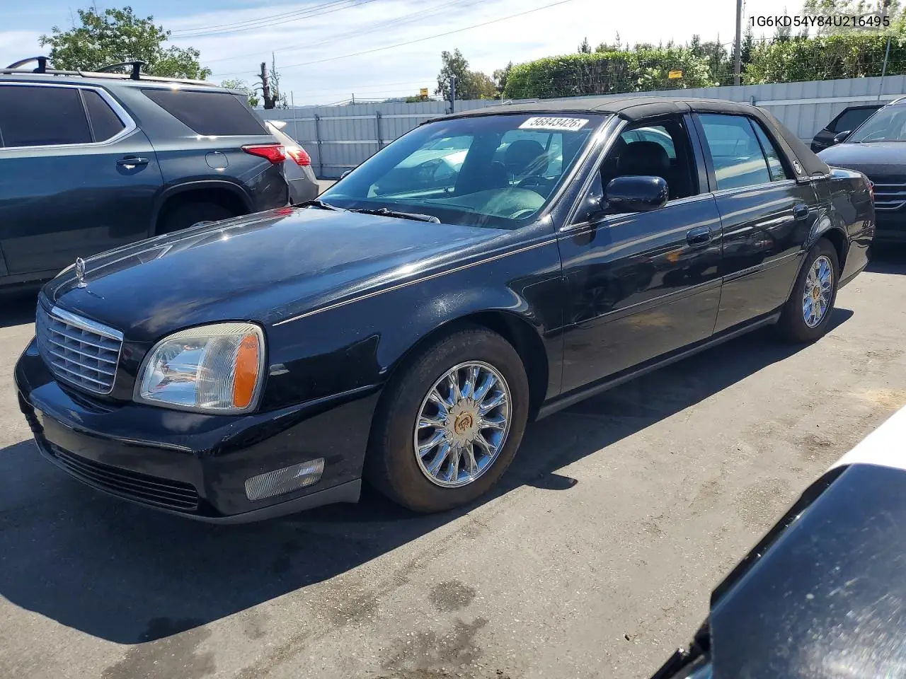 2004 Cadillac Deville VIN: 1G6KD54Y84U216495 Lot: 56843426