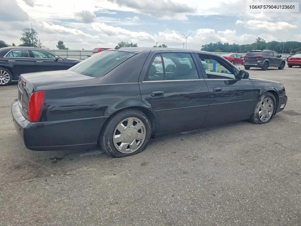 2004 Cadillac Deville Dts VIN: 1G6KF57904U123601 Lot: 58286766