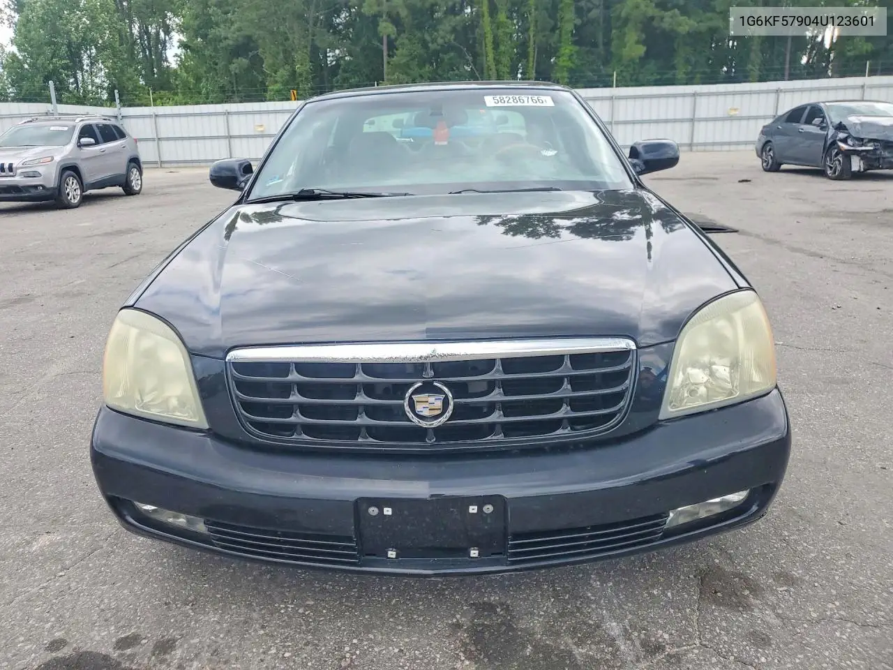 2004 Cadillac Deville Dts VIN: 1G6KF57904U123601 Lot: 58286766