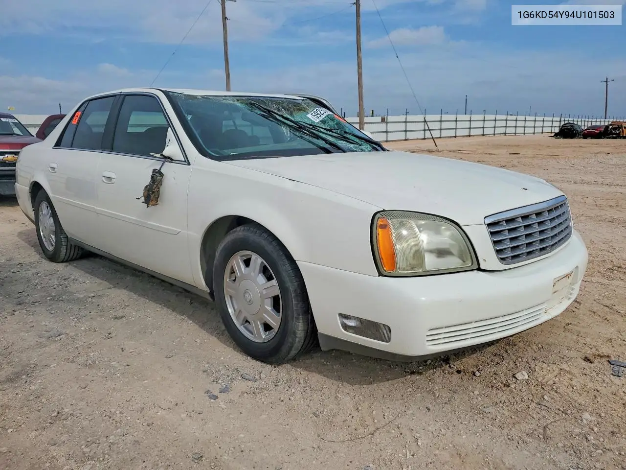 2004 Cadillac Deville VIN: 1G6KD54Y94U101503 Lot: 59250876