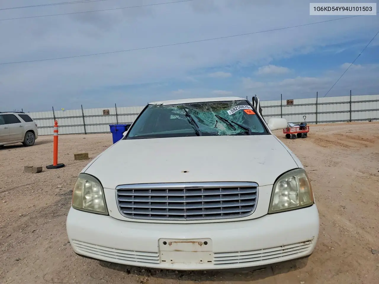 2004 Cadillac Deville VIN: 1G6KD54Y94U101503 Lot: 59250876