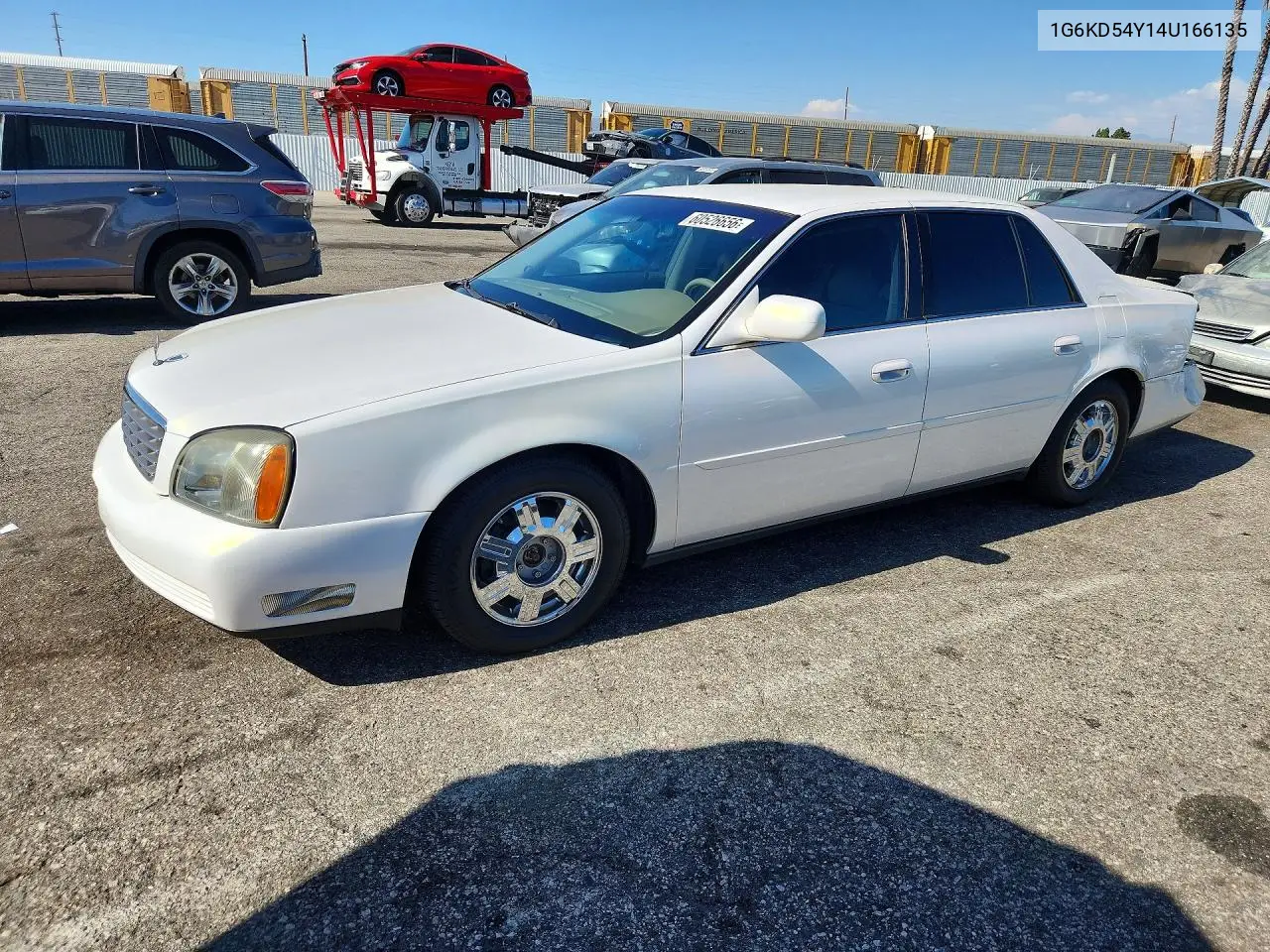 2004 Cadillac Deville VIN: 1G6KD54Y14U166135 Lot: 60526656